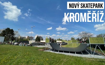 Město má moderní skatepark, širší a s více překážkami